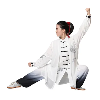 Китайски Традиционен Костюм Тай Джи Костюм Дамски Бойни Изкуства, Тай Чи Дрехи За Упражнения Конкурс за Сценично представяне Костюм