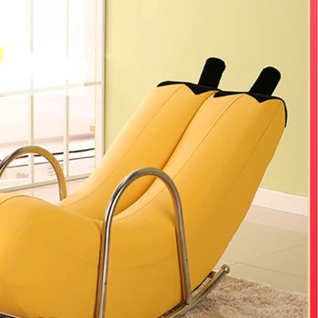 Креативен единична мързелив диван-банан люлеещ се Стол люлеещ се стол Симпатична личност Спалня Модерен малък апартаментен диван