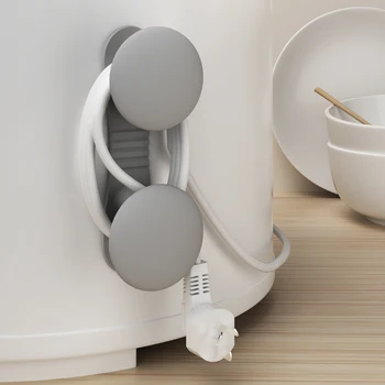 Креативен кухненски уред във формата на гъба, устройство за навиване на кабела за миксер, кафемашина, скоба за съхранение на кабели, монтиране на линеен органайзер