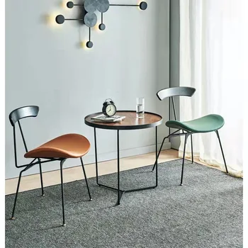 Креативен стол за почивка Ant Iron скандинавски мрежест червен стол е Просто домашен кът стол в индустриален стил Дизайнер
