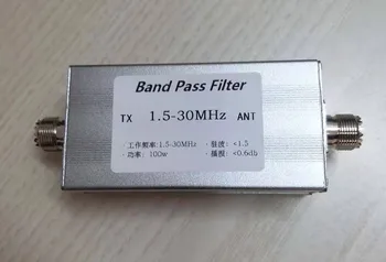 Къси вълни полосовой филтър 1,5-30 Mhz BPF полосовой филтър подобрява помехозащищенность 100 W