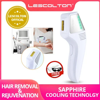 Лазерен эпилятор Lescolton Sapphire за IPL епилация за жени, мъже, охлаждаща бръснач, домашна машинка за бикини, директна доставка, фотоэпилятор
