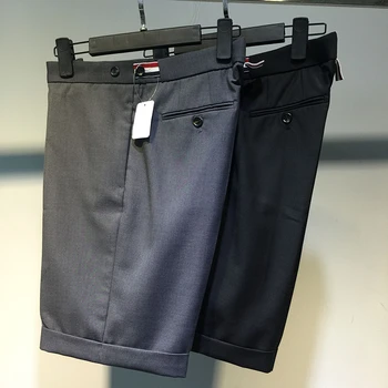 Летни шорти за костюми TB размер плюс, мъжки панталони GD в европейския и американския стил с пет точки, универсални ежедневни мъжки и дамски къси панталони