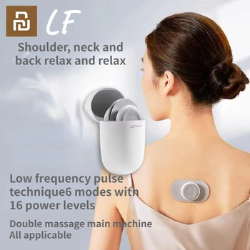 Магически масажи етикети Youpin LF Leravan, десятиимпульсный електрически масажор за релаксация на мускулите на цялото тяло, с калъф за зареждане, новост