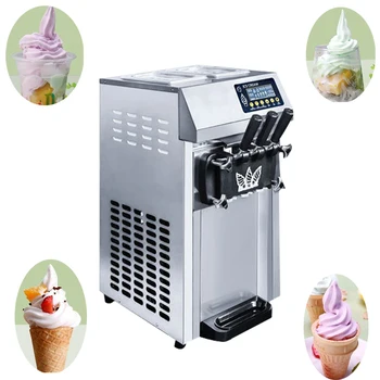 Машина за приготвяне на сладолед PBOBP, домашна машина за приготвяне на мек сладолед, мини-малка автоматична машина за приготвяне на кисело мляко