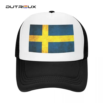 Мек флаг на Швеция 2023, лятна дамски мъжки окото бейзболна шапка, солнцезащитная шапка, улични дишаща шапка, чанта за носене