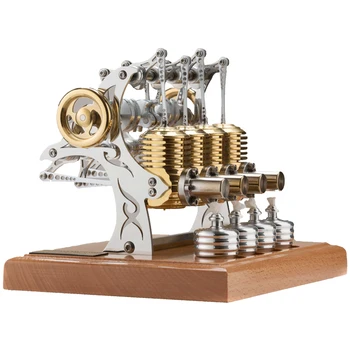 Метална монтаж на двигателя на Стърлинг, модел точност оборудване, играчката 