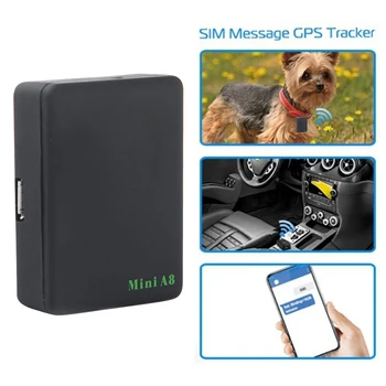 Мини A8 GPS тракер е Безжично устройство за слушане на звук GSM/GPRS локатор Устройство за проследяване, Анти изгубен СРЕЩА локатор GPS тракери