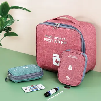 Мини-преносима чанта за съхранение на лекарства, е пътната аптечка, чанти за лекарства, органайзер, чанта за оцеляване на открито, калъф за хапчета
