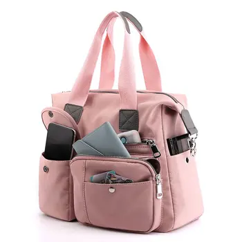Модерен актуализиран непромокаеми найлонови торби през рамо с голям капацитет - идеални за жените на пътуване