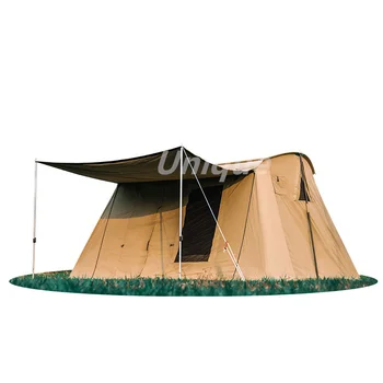 Монголска юрта-палатка, уличен лампа, луксозна туристическа палатка, семеен лагер