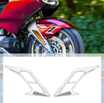 Мотоциклет Хромирани Апликации на Предното Крило Страничната Акцент За Honda Goldwing 1800 GL1800 2018-2023 2019 2020 2021 2022 ABS Пластмаса