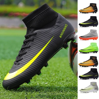 Мъжки и дамски футболни обувки за тренировки на открито tf / gf детски обувки future обувки на супер спиди board grass футболни обувки 35-45