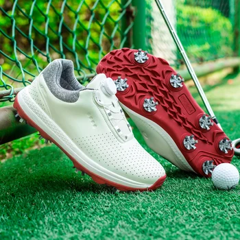 Мъжки обувки за професионална голф, класически спортни обувки за разходка на открито, мъжки нескользящая обувки за голф, размер 39-47