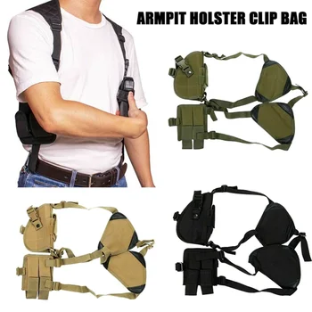 Мъжки тактическа скрита чанта за подмишниците, улични военни чанти за рамо, мултифункционален пътен портфейл, телефон, ключ, анти-кражба чанта