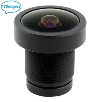 На 170 градуса 1,95 мм Широкоъгълен обектив M12 mount ВИДЕОНАБЛЮДЕНИЕ за Сигурност Fisheye с IR филтър 650 нм за usb-камери/ip камери