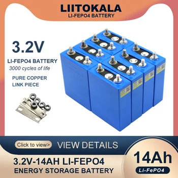 Нов 3.2 В 14Ah LiFePO4 батериите фосфатный 14000 ма за 4s 12 На 12,8 в 24 В Мотоциклетни и автомобилни моторни батерии модификация M6 Stud