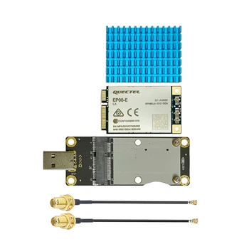 Нов Оригинален Quectel EP06-E Mini PCIe EP06ELA-512 Ин/М2М-оптимизиран Модул LTE-A Cat6 С радиатор USB2.0 Адаптер СИМ-карта Sot