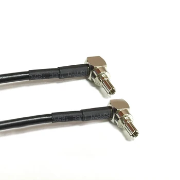 Нов правоъгълен конектор CRC9 до CRC9 коаксиален кабел RG174 20 см с косичкой 3G, 4G WiFi USB-модем кабел