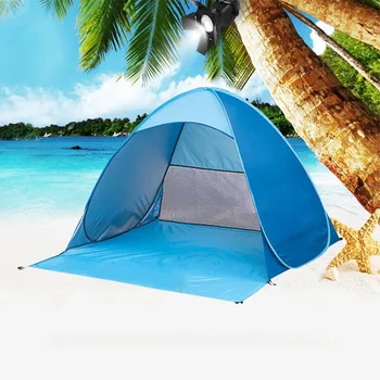 Нова автоматична instant всплывающая палатка, подходяща за пиене плажна палатка, лека градинска UV-защита, къмпинг, риболовна палатка, козирка