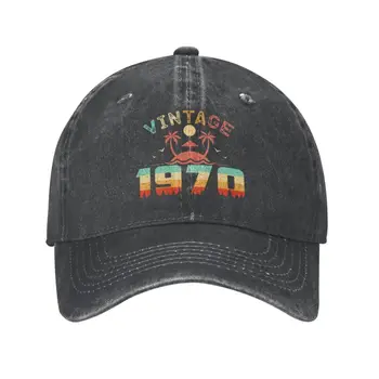 Нова идея за подарък за рождения ден от памук в стил пънк 1970 г., бейзболна шапка за мъже и жени, дишаща шапка за татко, градинска