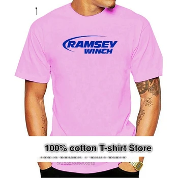 Нова тениска с логото на компанията Ramsey Winch S-2XL с хидравличен и електрически червячным задвижване