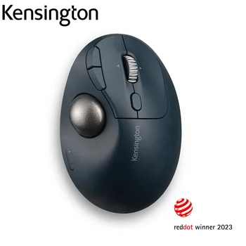 Новата Безжична Мишка Kensington TB550 Trackball с Bluetooth * 2 и приемник на 2.4 Ghz, Акумулаторна Батерия от 51% Рециклирани Материали