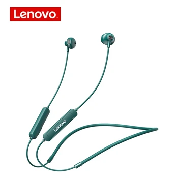 Нови Безжични Слушалки Lenovo SH1 Bluetooth 5.0 С Чип HIFI Качество на звука IPX5 Водоустойчива Спортна Слушалки Слушалки С Магнитен ръб на шията