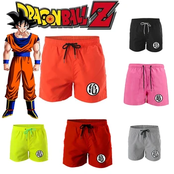 Нови топене на Dragon Ball Son Goku, летни шорти за сърф, ежедневни, плажни панталони, морски дишащи мъжки големи размери, обикновен
