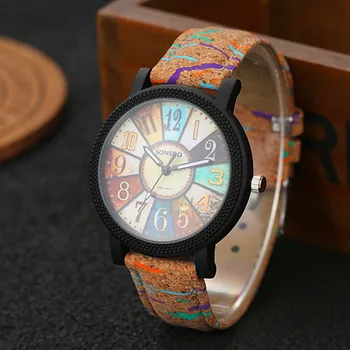 Новите часовници с имитация на дърво, мъжки кварцови спортни ръчни часовници, модни ежедневни кожени часовници, неутрални часовници, висококачествени relojes