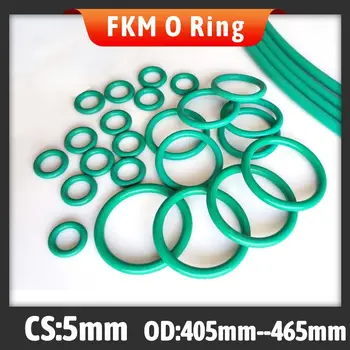 О пръстен от фторкаучука FKM CS 5 мм/OD 405/410/415/420/425/430/435/440/445/450/455/460/465 мм