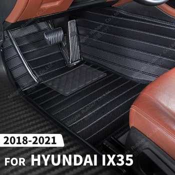 Обичай подложки, изработени от въглеродни влакна, за да се Пекин-Hyundai IX35 2018-2021, carpeted floor дължина на 19-20 метра, автомобилни аксесоари за интериора