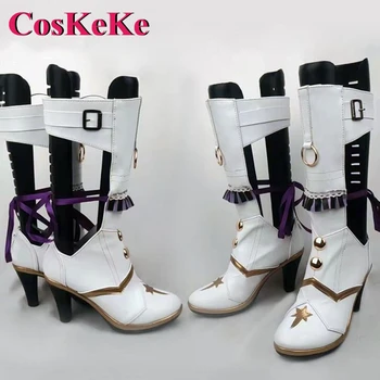 Обувки CosKeKe Blade Cosplay Аниме игра Nu: Карнавалните модерни обувки на висок ток, Аксесоари за ролеви игри на Хелоуин