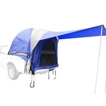 Палатка за камион двупластова водоустойчив пожароустойчива палатка за пикап 190T от огнестойкого полиестер, лесен за монтаж
