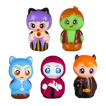 Пальчиковые кукли от Хелоуин, 5 бр., пальчиковые кукли, играчки с героите на Хелоуин, играчки за партита, пълнители за пакети, пълнители за кошници