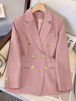 Пролетно нова тънка мода Y2K, без темперамент, костюм от висок клас, елегантен топ, дамски яке, женски яке, жена