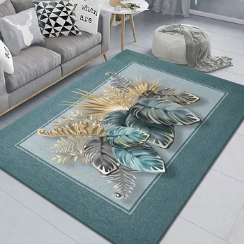 Прост, модерен килим в скандинавски пасторальном американски стил за дома, мека мебел за дневната, холна масичка, килим, нощни подложка за спални