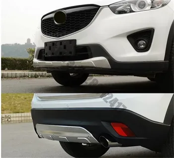 Протектор предна и задна Броня от неръждаема стомана, Накладки за Mazda CX-5 CX5, 2012 2013 2014 2015 2016, Автомобилен стайлинг