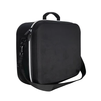 Пътна Чанта За Носене VR2 Чанта За Съхранение на Преносим Кутия с Цип Противоударная EVA Подплата Твърда Чанта през Рамо за PS VR2 Очила, Аксесоари