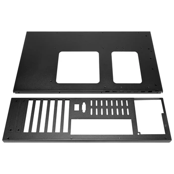 Рамка за майнинга дънна Платка за майнинга ETH Скоба сгъсти корпус за майнинга биткойнов Подкрепа ITX/Mini ATX за 8 графични процесори