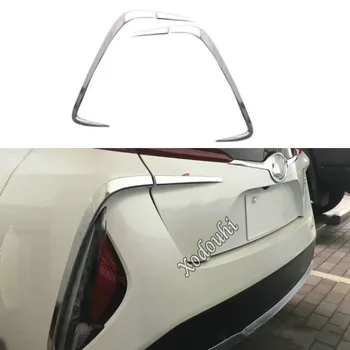 Рамка за фарове за мъгла, фаровете за обратно виждане на автомобила, стилизирани ABS хромирани тампон за вежди за Toyota Prius PHV Prime 2017 2018 2019 2020