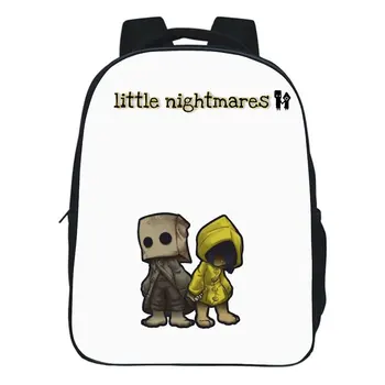 Раница Little Nightmares, класически дизайн, училищна чанта, детска раница с 3D принтом, уличен раница за момчета и момичета, чанта за книги, 12 инча