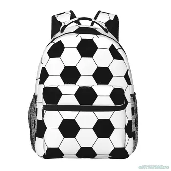 Раници с футболния модел, спортна футболна пътна чанта, модерен случайни раница за лаптоп, ученически чанти и калъфи за книги за студенти