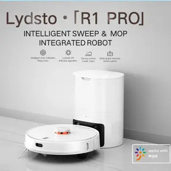 Робот-подметальщик Lydsto R1 PRO Mijia APP R1pro За подметания и почистване на прах, Изсмукване Робот-подметальщик 2700PA
