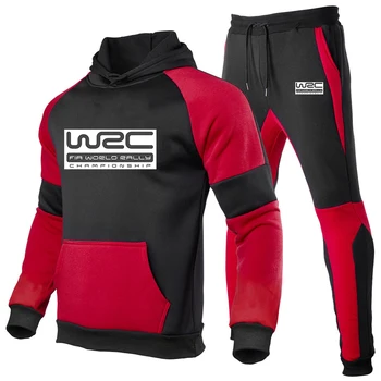 Световен рали шампионат WRC 2023, нов мъжки спортен костюм, качулки за почивка, панталони, комплекти за спортни облекла от две части, спортни костюми