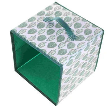 Сгъваема кутия за съхранение на нетъкани текстилни материали Кутии за Настолен органайзер Творчески калъф за домакински прибори Капачката на контейнера Кошница плот
