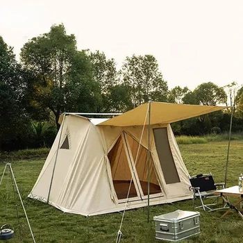 Семейство от 4 човека с бързото автоматично отваряне, водоустойчив палатки по-голям размер на открито, къмпинг палатки En Plein Air