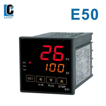 Сензорно управление TC/RTD вход E50 48 mm x 48 мм Реле SSR Изход 1-2 сигнализация led сензорен екран термостат PID регулатор на температурата
