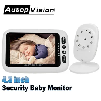 Сигурност, 4.3-инчов безжичен има бебе монитор, LCD дисплей, детска камера, видео, умна помещение, 2 начина за разговори, камера за нощно виждане, гледане на дете