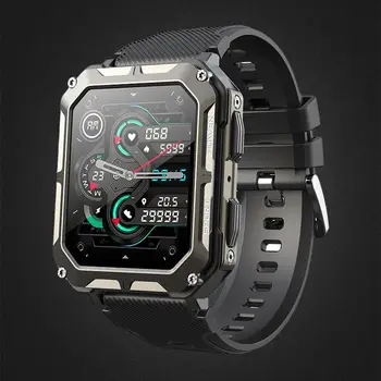 Следвайте революция в своя начин на живот с помощта на интелигентни часа Ultimate Smartwatch: повикване чрез Bluetooth, монитор на сърдечната честота и известия за съобщения - всички